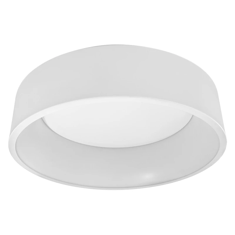 LEDVANCE Smart LEDWall and Ceiling Luminaire for Indoor Use with WiFi Technology, Tunable White (3000K-6500K), White, 450 mm, Compatible with Google and Alexa Voice Control, Smart+ WiFi ORBIS CYL