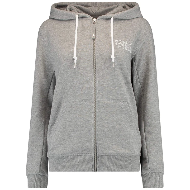 O'Neill Women's Full-Zip Triple Stack Hoodie Sweatshirt, womens, Sweatshirt, N06464, Silver Mel., S - Image 1