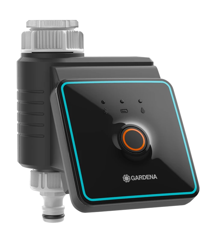 Gardena Commande d'arrosage avec appli Bluetooth®: Arrosage automatique pour le jardin et le balcon, configurable via l'appli, cycles d'arrosage en 3 programmes horaires, portée de 10 m (01889-20)
