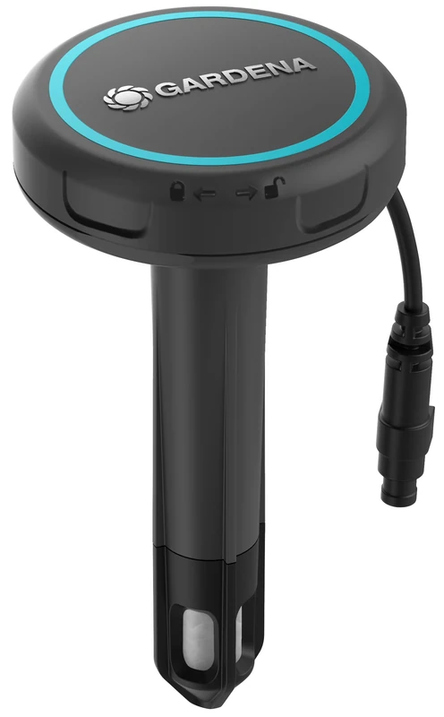 Gardena Soil Moisture Sensor: Automatic irrigation, can be used directly on the lawn, 5 m long connection cable, can be extended with extension cable (01867-20)