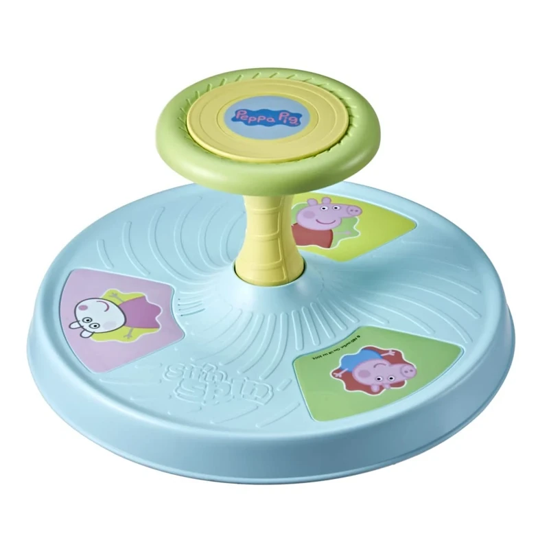 Playskool Peppa Pig Sit n Spin Musical Classic Spinning Activity Toy for Toddlers Ages 18 Months and Up (Amazon Exclusive)