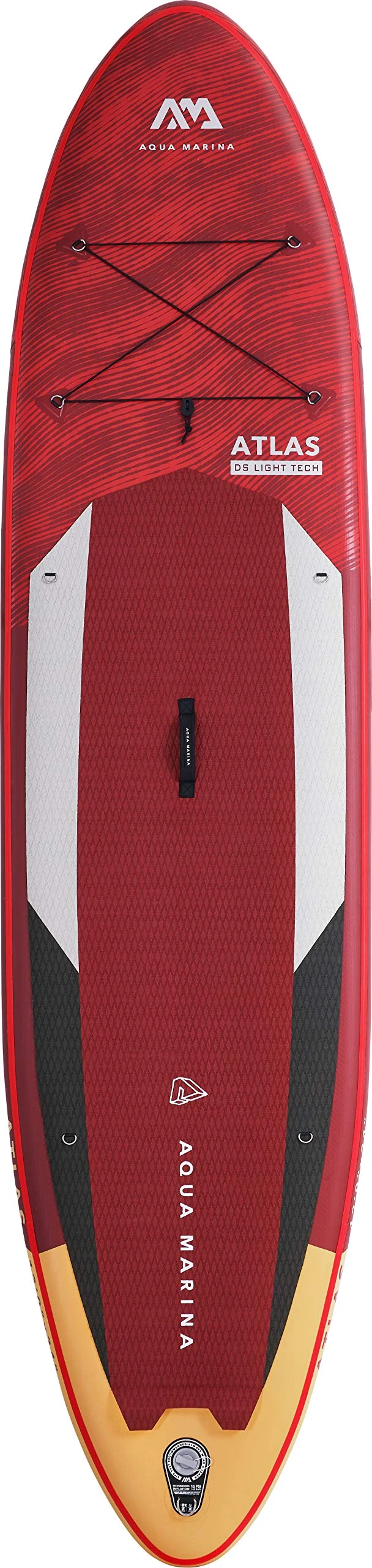 Aqua Marina Atlas, Inflatable Stand Up Paddle Board (iSUP) Package, 366 cm Length, Red