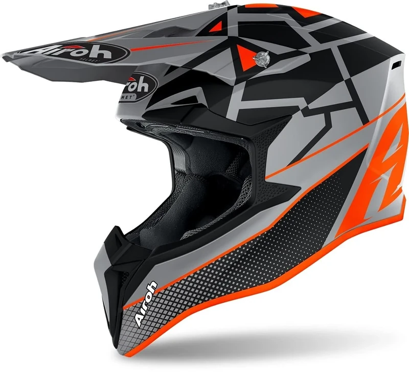 Airoh Helmet Wraap Mood Orange Matt S