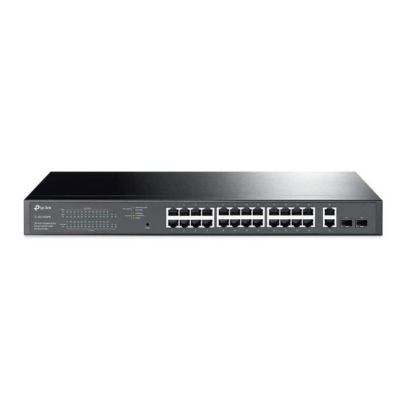 TP-Link 28-Port Gigabit Easy Smart Switch with 24x Gigabit PoE+