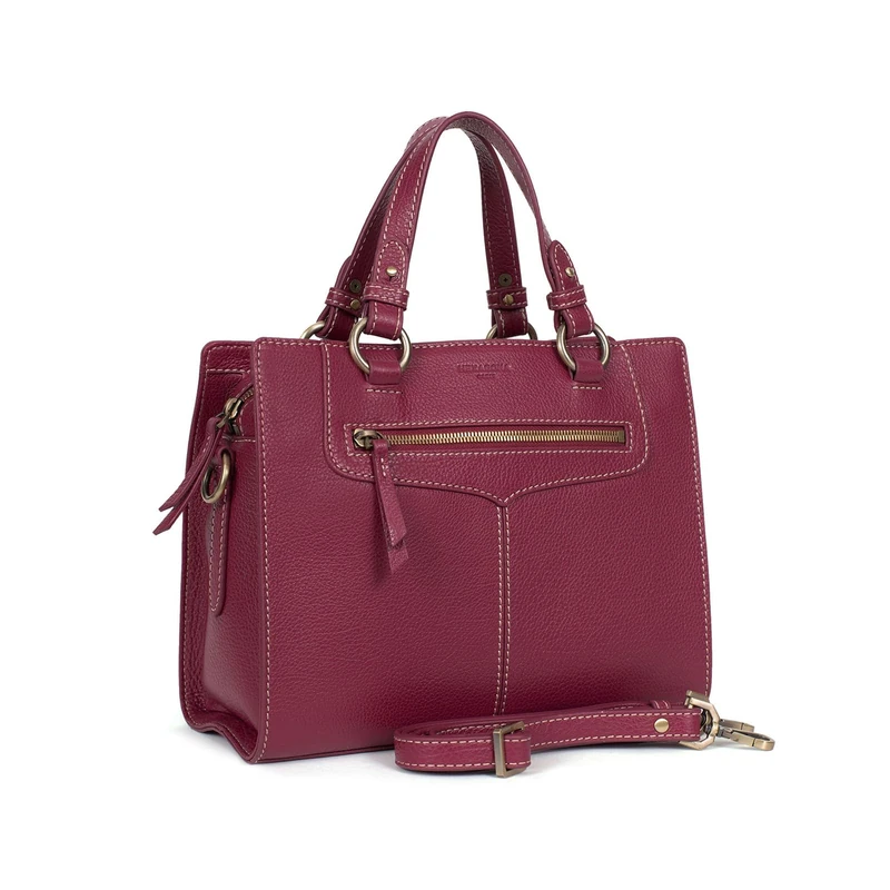 Hexagona Unisex Adults BOLSO Tote Bag, Cassis, L : 27,5 x h : 21,5 x P : 13 cm