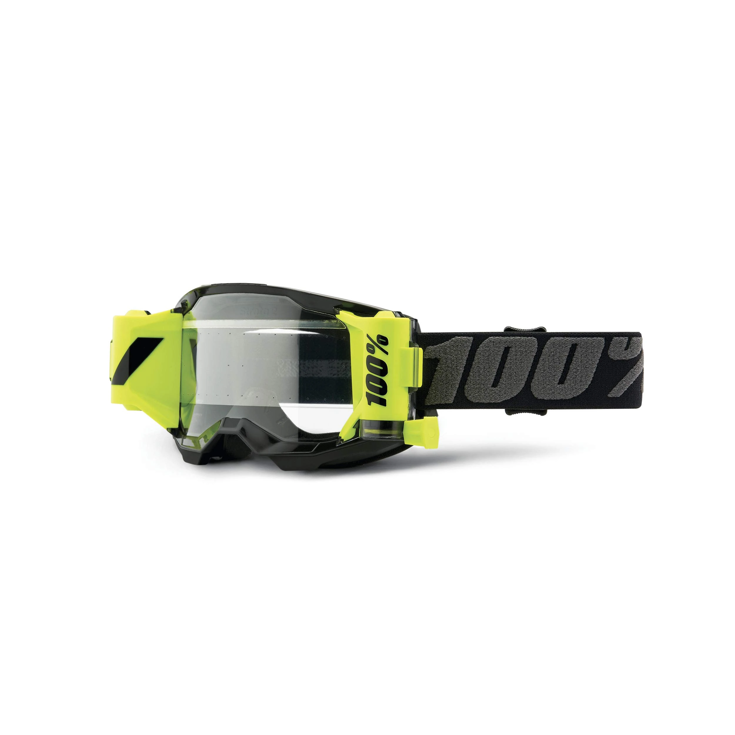 100% 1 Unisex Adults’ Strata 2 Sunglasses, Black, Kinder