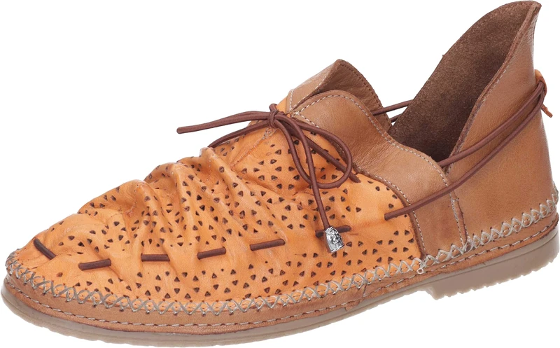 Manitu Women's 850001-62 Moccasin, Orange, 9.5 UK