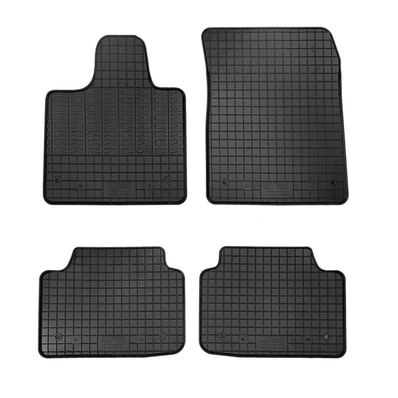 AUTO-STYLE Rubber car mats set compatible with Jaguar I-Pace (X590) 2018- (4-pieces + fixing system)