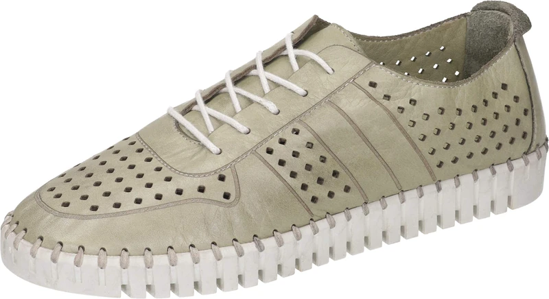 Manitu Women's 850003-71 Sneaker, Green, 7.5 UK