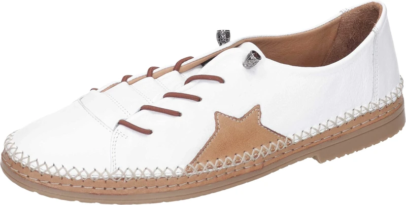 Manitu Women's 840000-03 Sneaker, White, 8 UK