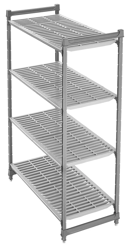 Cambro Camshelving Basics Plus 4 Tier Shelving Starter Unit, 1830x765x460mm