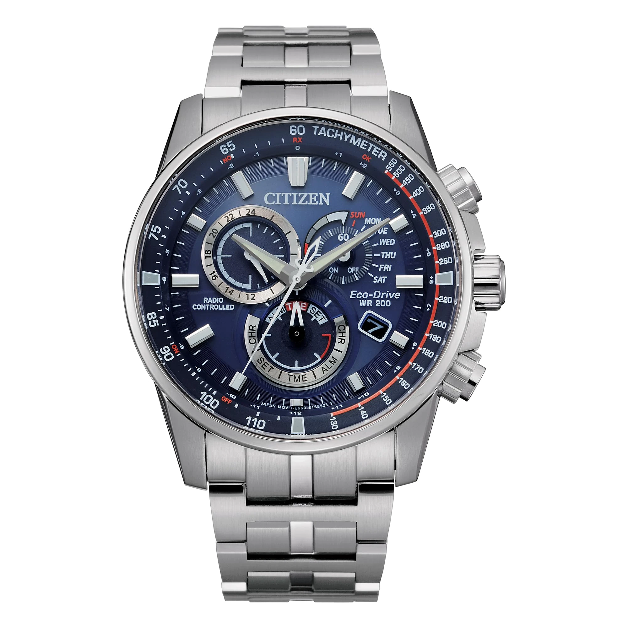 Citizen Wrist Watch Gents Eco-Drive Perpetual Chrono A.T
