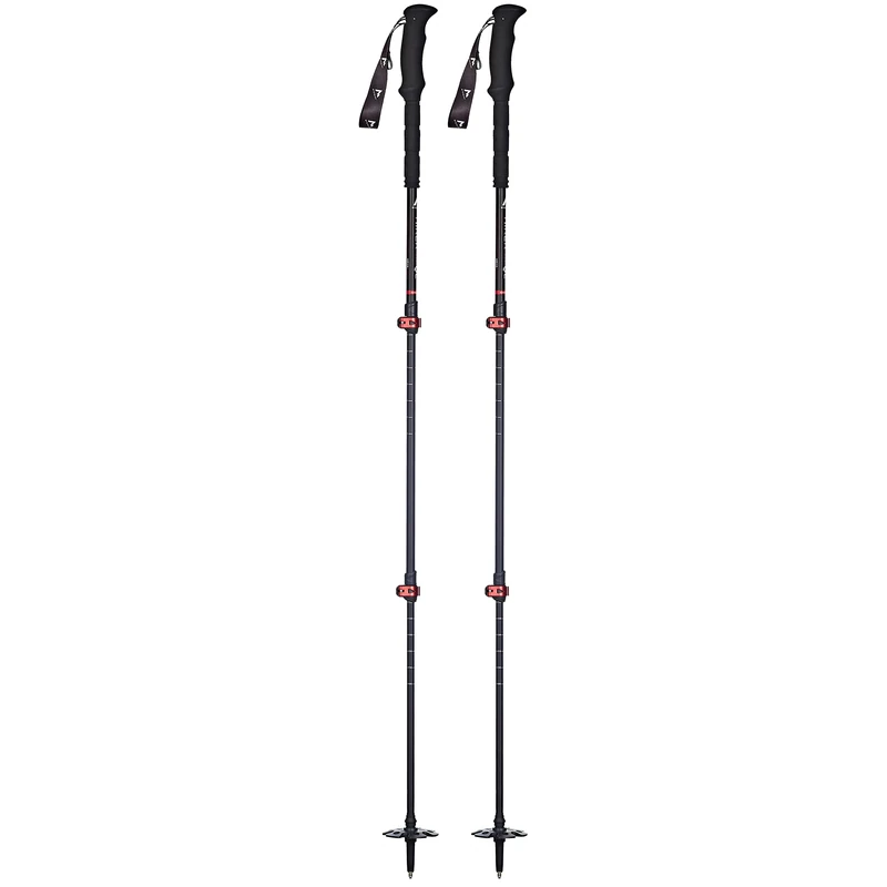 McKinley Hiker III Walking Sticks Schwarzrot One Size