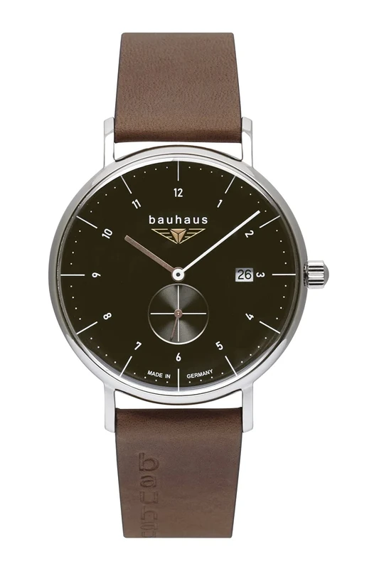 Bauhaus Reloj 2132-2 de cuarzo Mens Analogue Swiss Quartz Watch with Leather Bracelet 2132-2