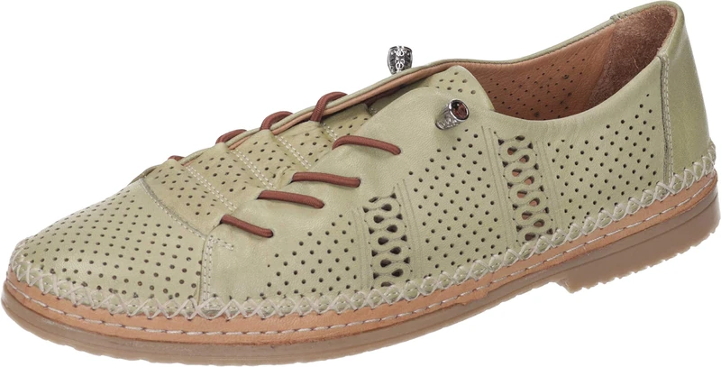Manitu Women's Slip-on Trainers Green Size: 8 UK