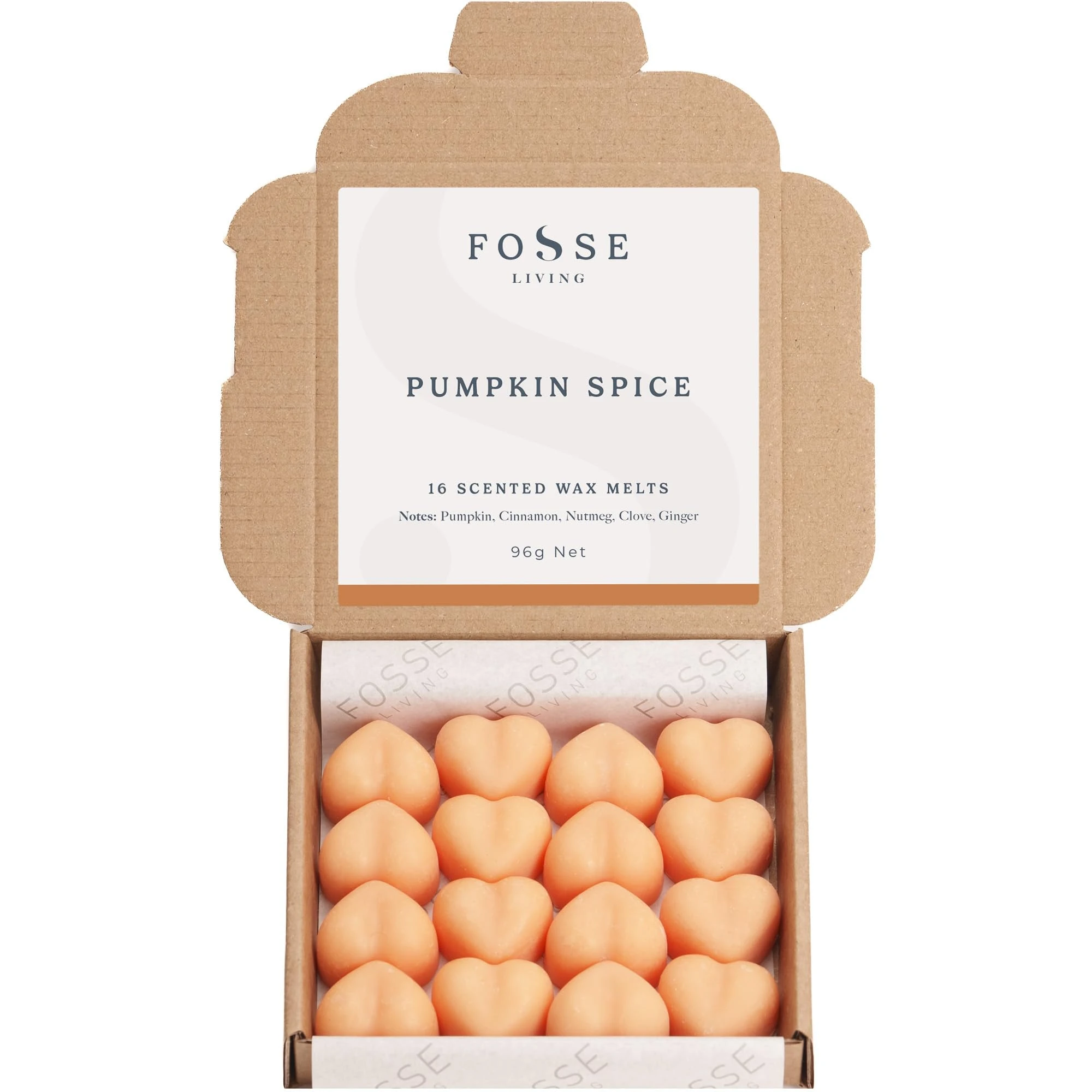 Pumpkin Spice Strong Scented Wax Melts 16 Pack - Autumn Themed Gift Idea – Handmade in The UK