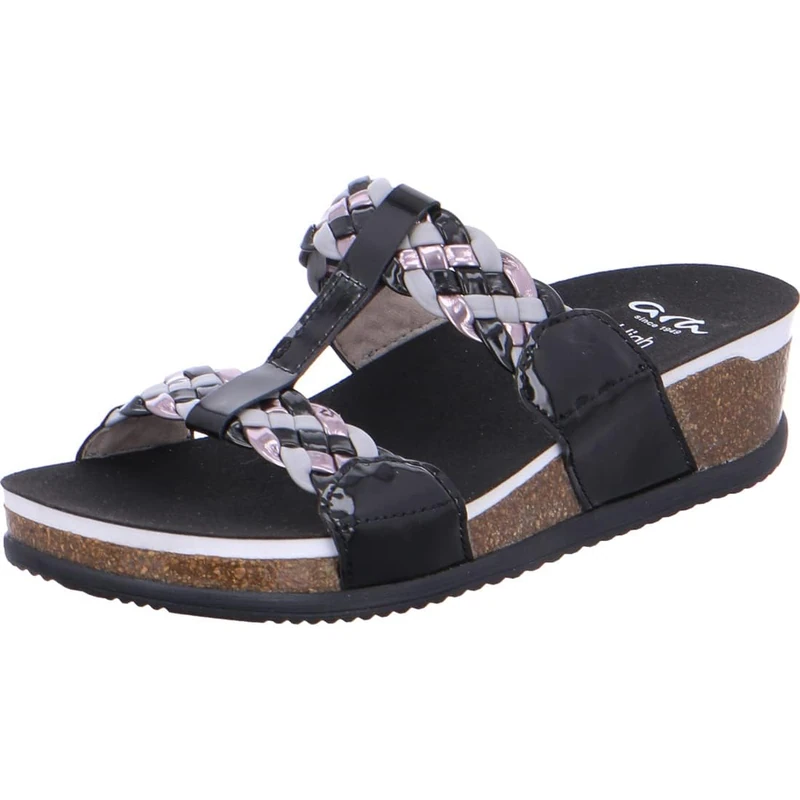 ARA Women's Norderney Mules, Black Oyster CDF, 9 UK - Image 1