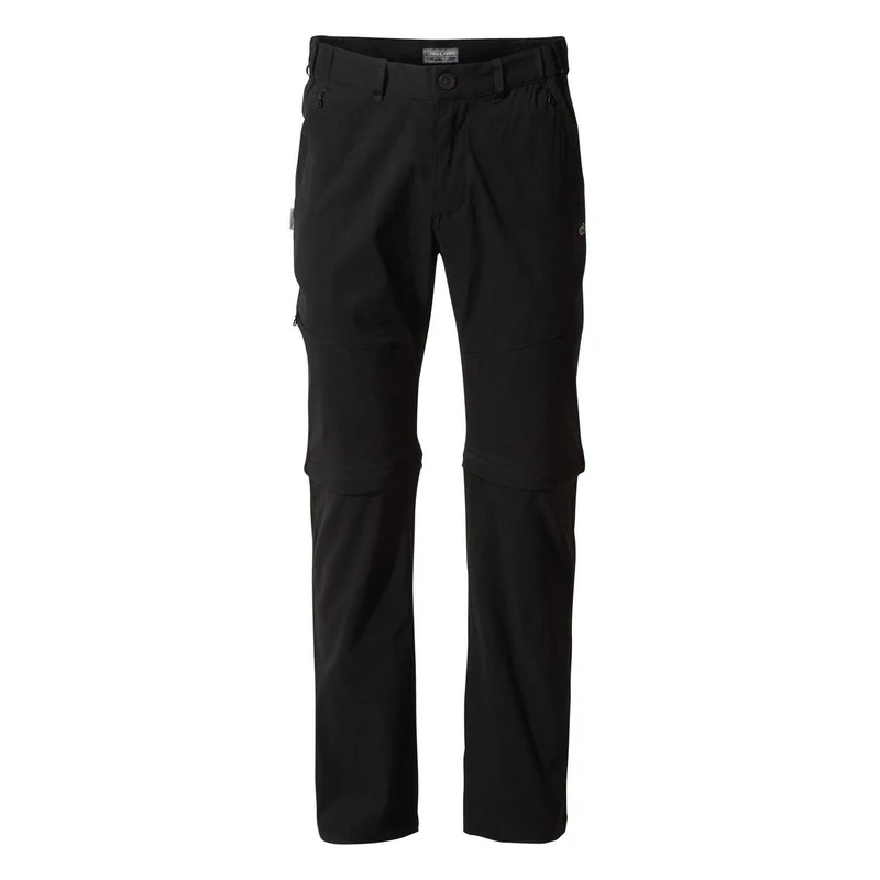 Craghoppers Mens Kiwi Pro Conv Trousers Hiking Pants, Black, 36W Long EU