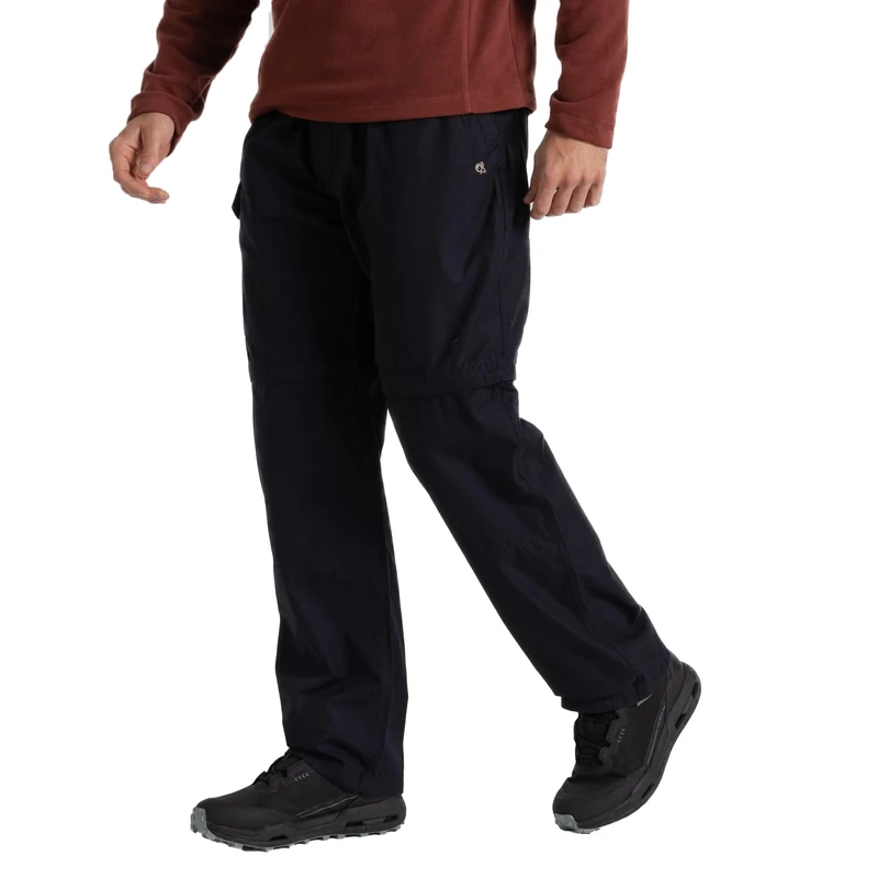 Craghoppers Outmove II Waterproof Breathable Taped Seams Reflective Detail Warm Touch Lining Pant Salopettes - Black, 3-4
