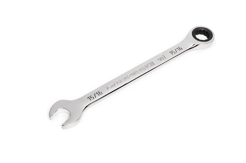 GEARWRENCH 15/16" 4 Degree Swing Arch 12 Point Ratcheting Combination Wrench - 86952