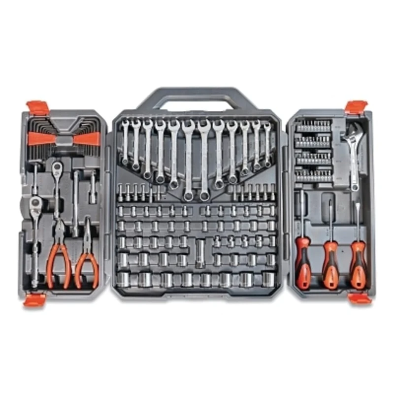 Crescent 150 Piece 1/4" and 3/8" Drive 6 Point SAE/Metric Professional Tool Set - CTK150