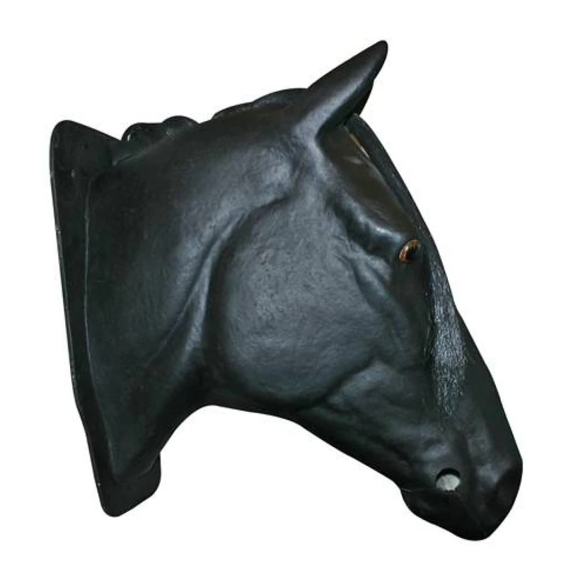 HKM Horse's head made of plastic Black One Size