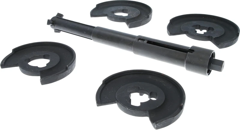 BRILLIANT TOOLS BT651010 Telescopic Internal Spring Compressor 5 Pieces [Powered by KS Tools]