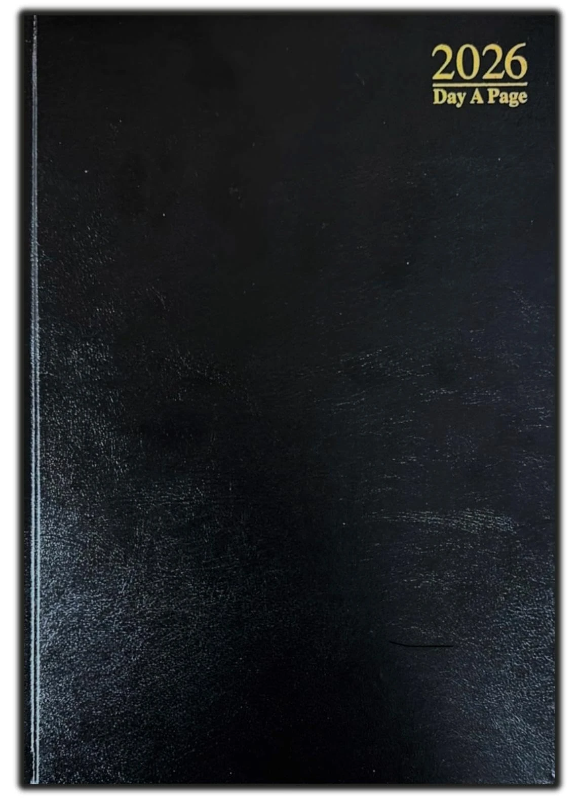 PaulStore 2026 A4 | A5 | A6 Diary Week to View | Page A Day | Desk Diary | Hard Backed For Home And Office Use (Black, A5 Day A Page)