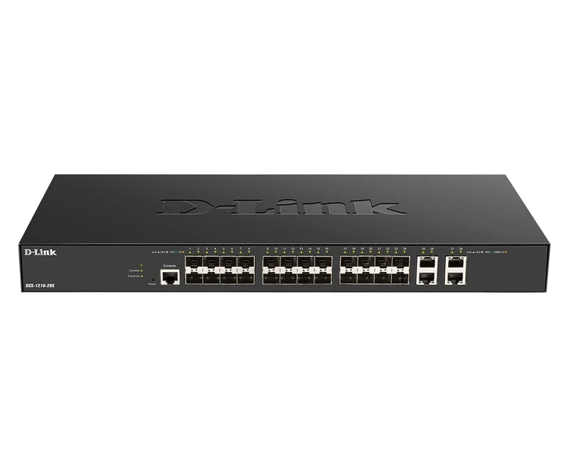 D-Link DXS-1210-28S network switch Managed 10G Ethernet (100/1000/10000) 1U Black