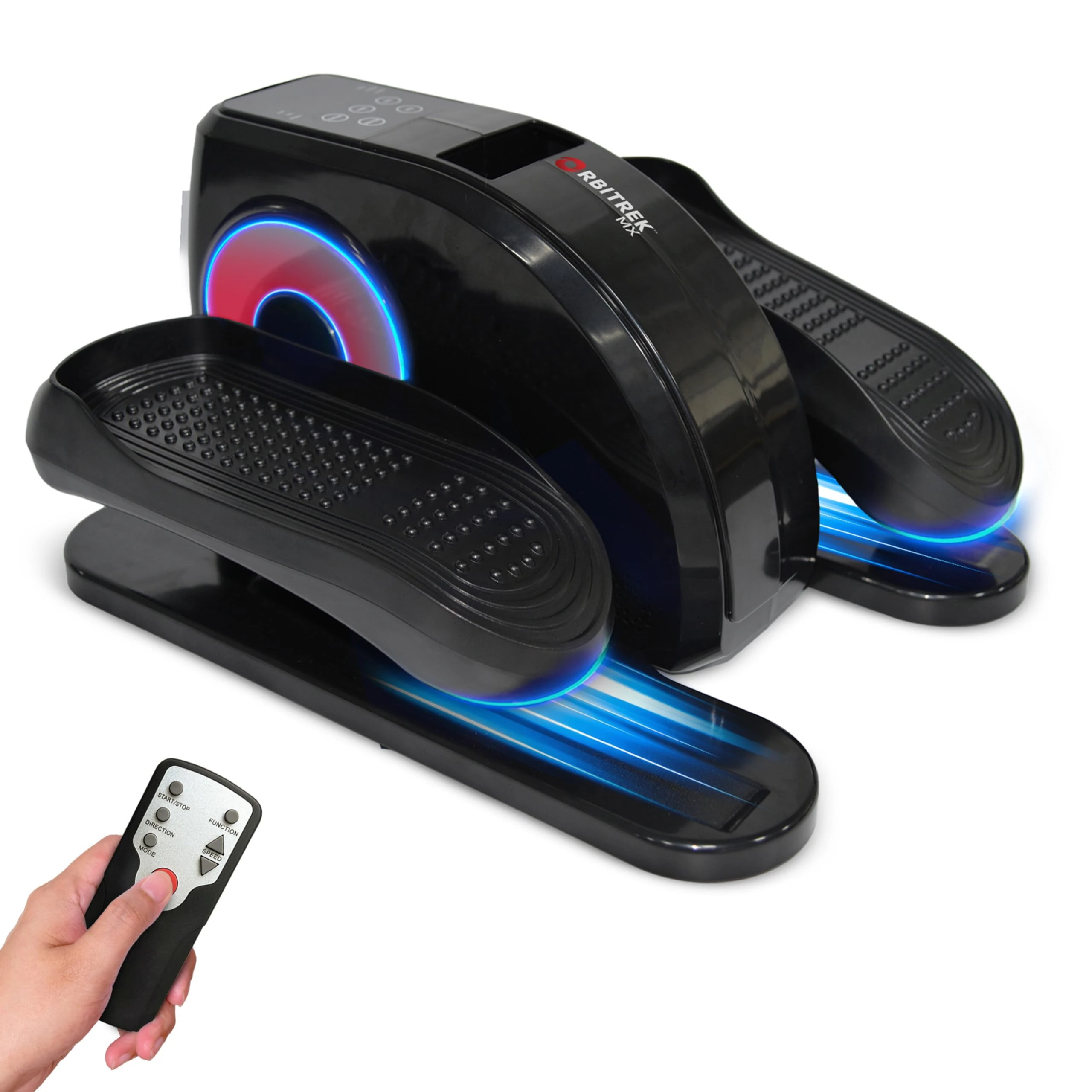 Orbitrek MX Motorised Bike Pedal Exerciser Elliptical Machine - Mini Cycle Trainer For Elderly, Under Desk Exercise Cross Trainer, Exercise Equipment for Home Use & Walking Machine