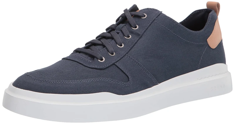 Cole Haan Men's Gp Rly Canvs Crt Snk:vintage Indigo Can Sneaker, Blue, 8 UK