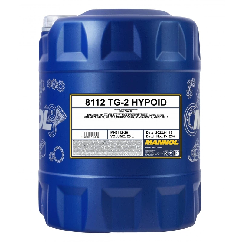 MANNOL 8112 TG-2 Hypoid GL-4/5 20 Litres
