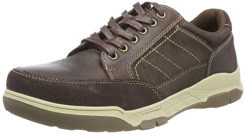 Hush Puppies Men's Finley Hiking Shoe, Coffee, 8 UK