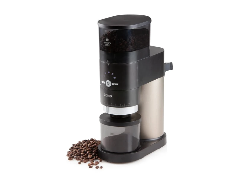 Domo DO715K Coffee Burr Grinder, Metal, 150 W, Black - Image 1