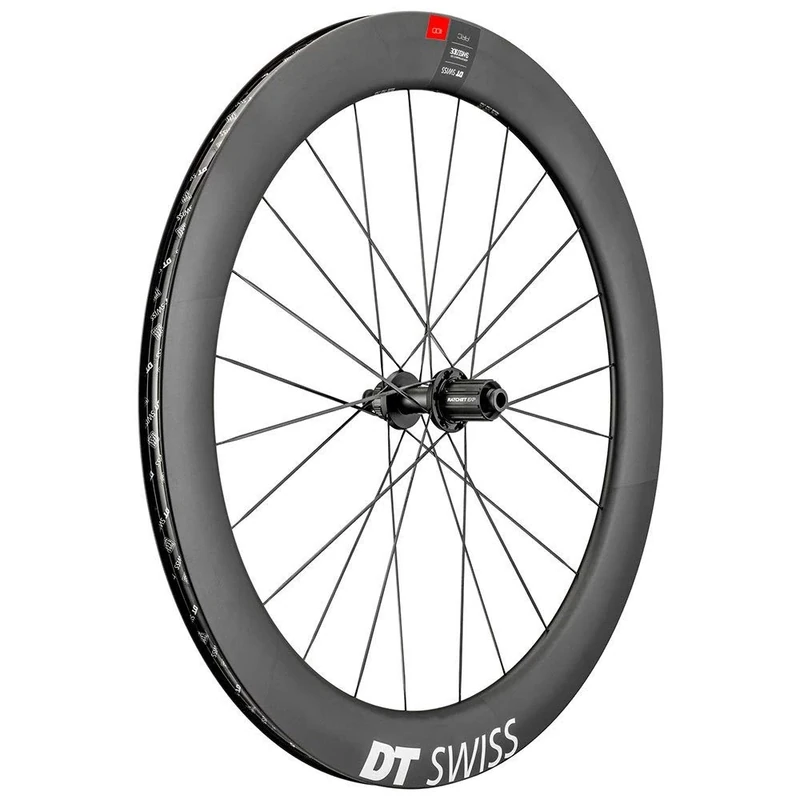 DT Swiss ARC 1100 DICUT disc brake wheel, carbon clincher 62 x 20 mm rim, rear
