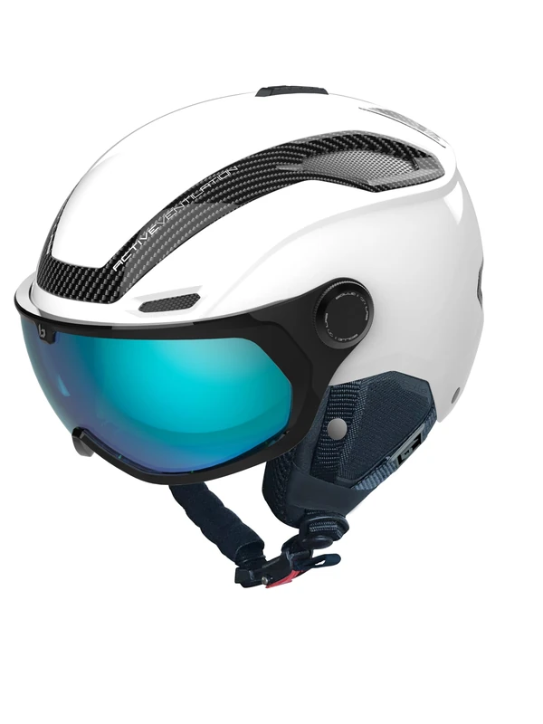 bollé V-Line Carbon Helmet, White Matte, S 52-55
