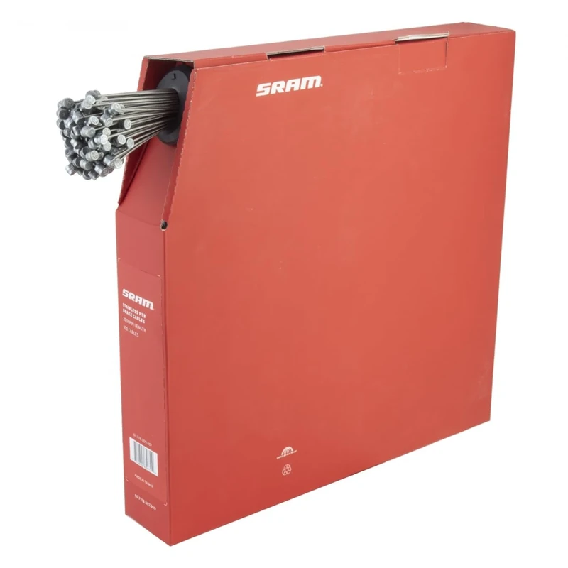 Sram Unisex - Adult MTB Brake Cables, Silver, Rustproof, 2000 mm