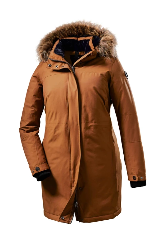 Killtec Women's Wmn Prk C Functional Parka with Zip-Off Hood