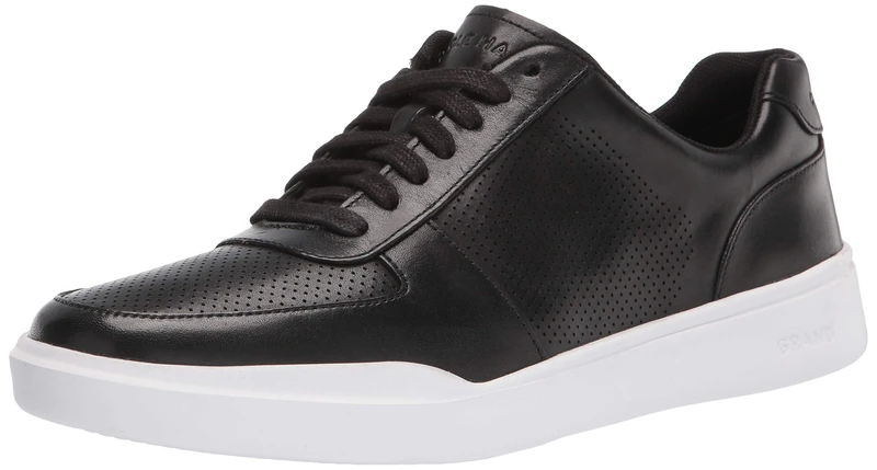 Cole Haan Men's Grand Crosscourt Modern Perforated Sneaker, Black, 6 UK