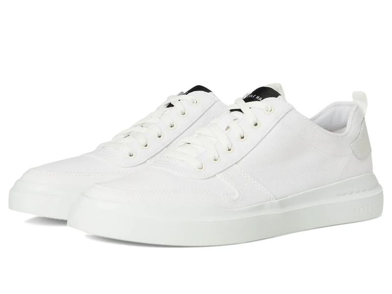 Cole Haan Men's Grandpro Rally Court Sneaker, Optic White Canvas, 7 UK