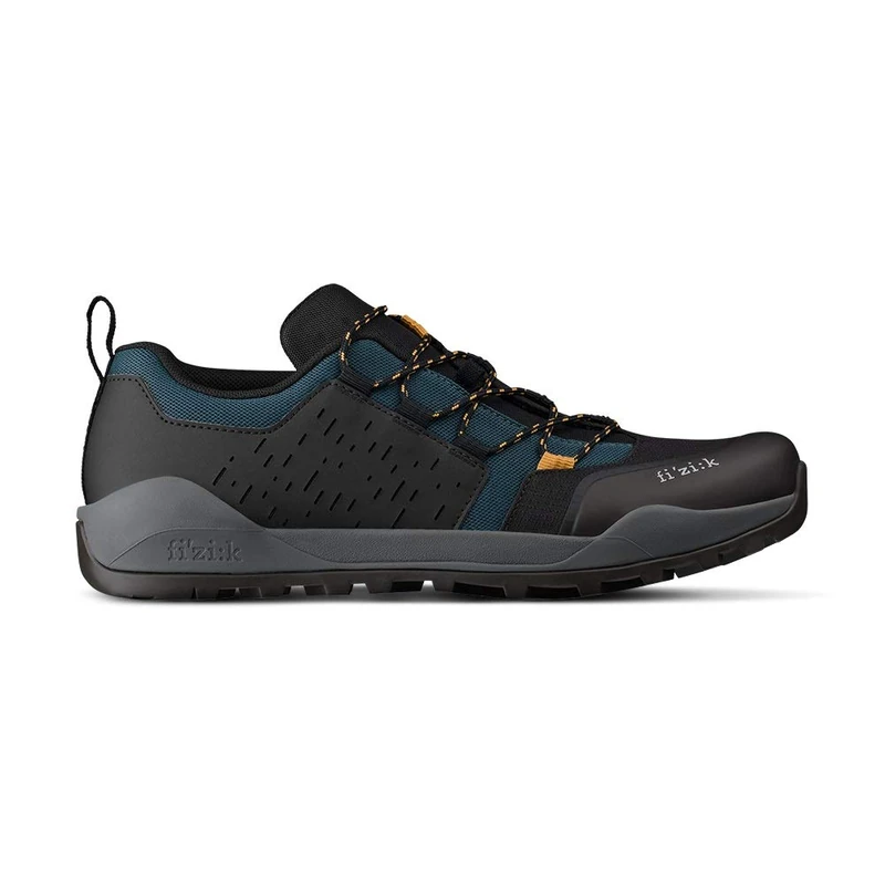 Fizik Unisex X2 Terra Ergolace MTB Cycling Shoes, Teal/Black, 6 UK