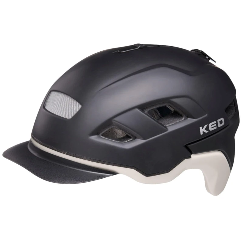 KED Berlin Bicycle Helmet, Black Ash Matt, M (52-58 cm)