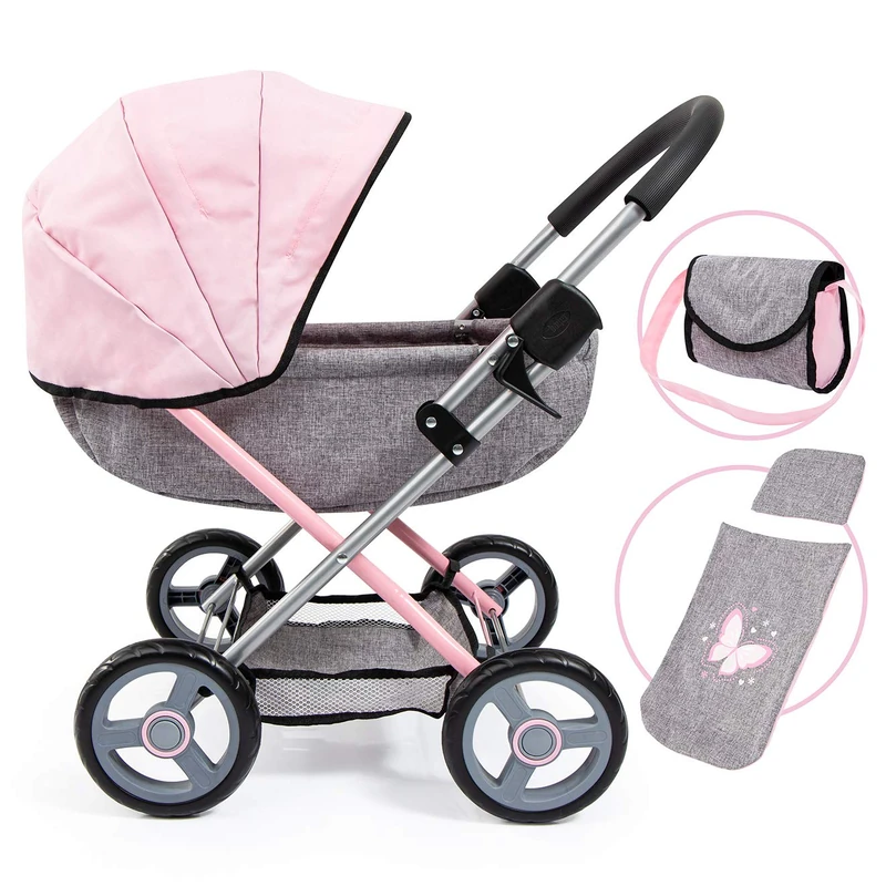 Bayer Cosy Baby Doll Pram and Accessories for 46cm Dolls