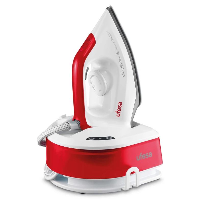 UFESA PL2650 Space Healthy Central Disinfectant 2400 W Removes 99.999% of Bacteria, Max 350 g/min, Constant Steam 120 g, Pressure 6 Bar, Ready in 2 Minutes, 1.9 L, Ceramic, White
