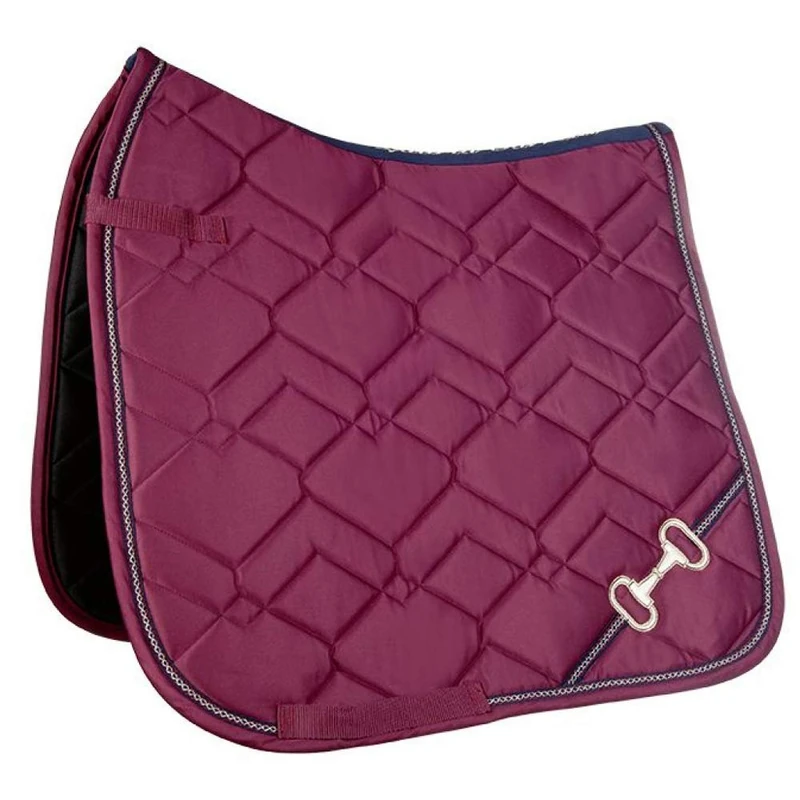 HKM Morello Bit Saddlecloth Wine Berry One Size