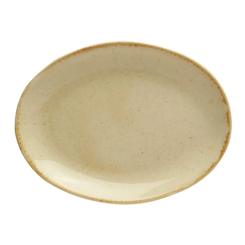 Fine Dine 04ALM001573 Porland Sun Oval Plate, 240mm x 190mm,