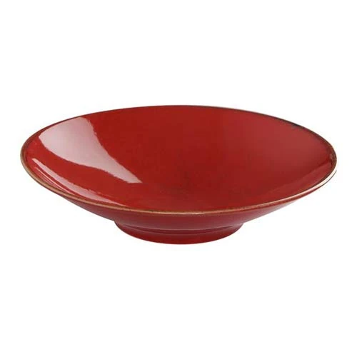 Fine Dine 04ALM001950 Porland Magma Plate on Foot, 260mm Diameter, 62mm Height,