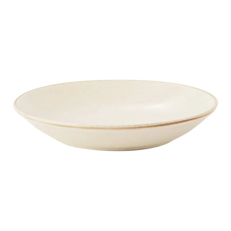 Fine Dine 04ALM001662 Porland Sand Coupe Plate, 260mm Diameter,