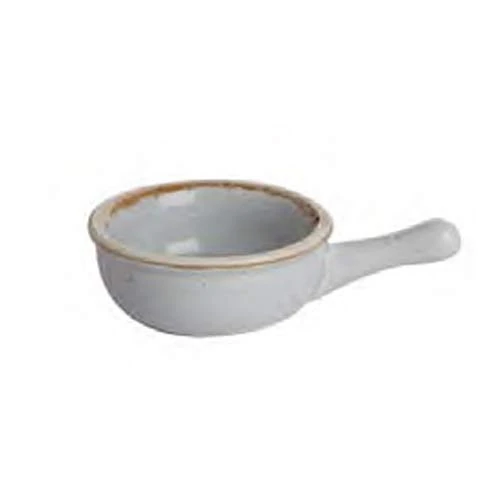 Fine Dine 04ALM001706 Porland Ashen Mini Dish with Handle, 60mm Diameter,