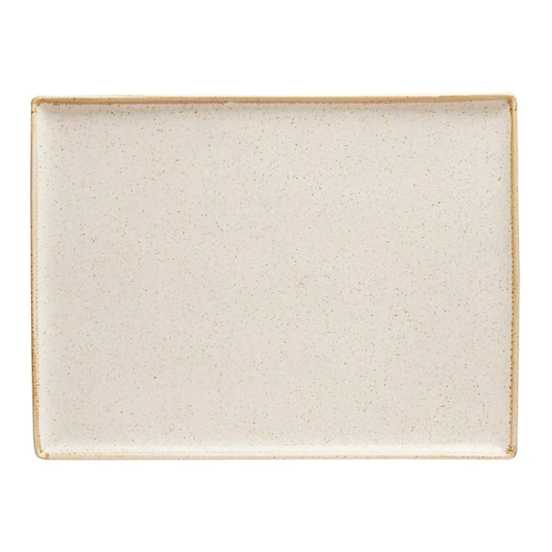 Fine Dine 04ALM001509 Porland Sand Rectangular Tray, 350mm x 260mm,